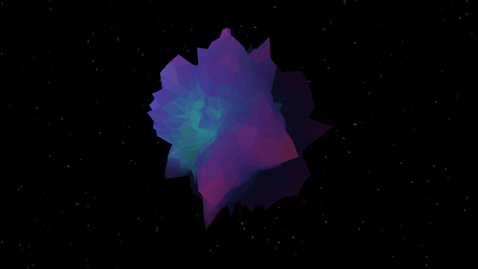 Procedural Planet - Crystal Planet GIF